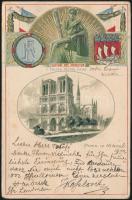 11 db régi, külföldi városképes lap, közte több 1899-ből