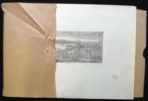 Weisz Zsuzsa (1925-): Nyolc darab rézkarc Magyarország borvidékei címmel: Mo. borvidékei, Tokaj, Ege...