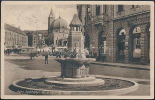 Pécs Széchenyi tér, Zsolnay kút (EB)