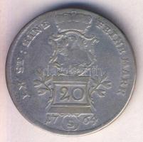 Német Államok / Bajorország 1764. 20Kr Ag T:3 German States / Bavaria 1764. 20 Kreuzer Ag C:F