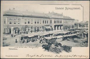 Nyíregyháza Nagy Gyula és Paal Ferenc üzletei, Könyvnyomda, szecessziós keret (EK)