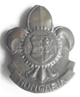 ~1940. "Hungaria" Br cserkész egyenruha jelvény, Ludvig jelzés nélkül! (45x35mm) T:2- (kis repedés)
