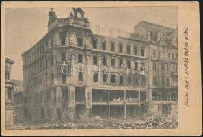 Budapest VII. Párisi Nagy Áruház égése után