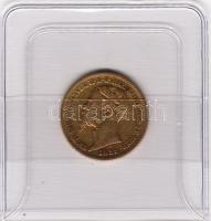 Olaszország Szardínia / Italien Sardinien 1859. 20 Lire aranypénz / Gold C126.1 6,45g (0,900) nagyon szép / sehr schön