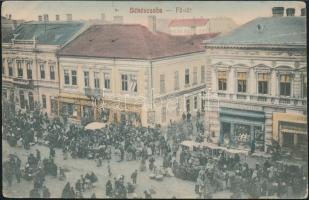 Békéscsaba Főtér, üzletek (Rb)