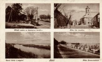 Süttő Hősök szobra, Ötszázéves hársfa, Római katolikus templom (EK)