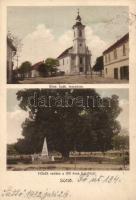 Süttő Hősök szobra, 200 éves hársfa, Római katolikus templom