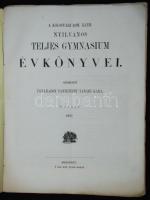 A Kolosvári Rom. Kath. Nyilvános Teljes Gymnasyium évkönyvei, II. füzet, 1852/53, Kolozsvárott, a ro...