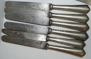 6 személyes komplett alpakka evőeszköz készlet