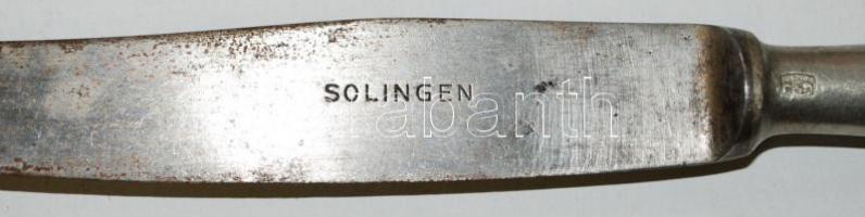 6 személyes komplett alpakka evőeszköz készlet