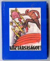 Minikönyv: Bíró Mihály: Plakátok, Bp. 1986, Révai Nyomda, 42db színes képpel