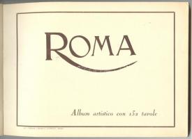 1938 Roma. Építészeti és művészeti album Róma nevezetességeivel, 132db tábla. Milano, Stampa C. Cape...