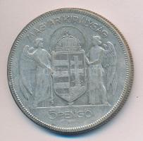 1930. 5P Ag "Horthy-jobbra" T:3