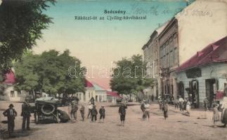 Szécsény Rákóczi út, Újvilág kávéház, üzletek (small tear)