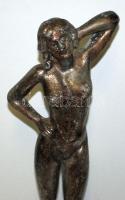 Spiáter női akt, kopottas állapotban, magasság: 29 cm