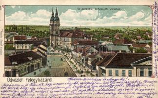 Kiskunfélegyháza Kossuth utca litho (EK)