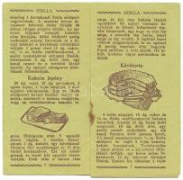 ~1930 Stella - különleges sütemények receptkönyv