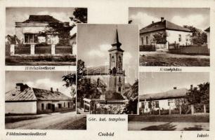 Csobád Földművesszövetkezet, Hitelszövetkezet, Községháza, Iskola (EK)