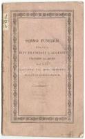 Josephum Sznezsnitzky: Sermo Funebris dum piis Divi Francisci I. Augusti caesaris ac Regis. Típis Lycei Archi-Episcopalis, 1835. Agriae