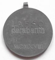 1918. Laeso Militi - Sebesültek Érme cink kitüntetés mellszalag nélkül szign.: R. Placht T:3
Hungary...