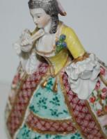 Porcelán tétel, restaurátoroknak, összesen kilenc darab, nyolc figurális, közte Alt Wien, Herendi, Z...