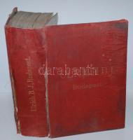 Ulrich B. J. Árjegyzék Budapest, 1914. április 1. Mindennemű csövek, légszesz-, víz- és gőzvezetéki fölszerelések, szerszámok és műszaki cikkek raktára. Winiwarter G.-féle bádog- és ólomáruknak egyedüli elárusítója Magyarországon. 1360 p., gazdagon illusztrált, aranyozott kiadói egészvászon kötésben, kissé megviselt állapotban