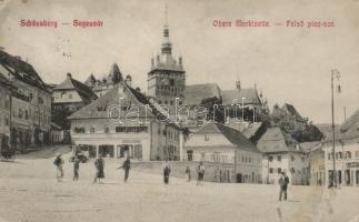 Segesvár market, shops (EK)