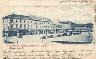 Kolozsvár Main square, Shop of Kónya Sándor