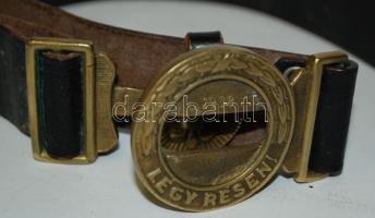 Cserkész öv 1938-ból, hiánytalan állapotban, jó állapotban, h:99 cm