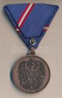 Ausztria 1963. Katonai Szolgálati érdemérem "Stets Bereit" mellszalaggal T:2
Austria 1963....