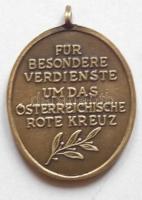 Ausztria "Vöröskereszt Bronz Érdemérem" kitüntetés szalag nélkül T:2
Austria "Red Cro...