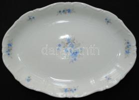 ~1960 Pajzspecsétes Zsolnay porcelán pecsenyés tál hibátlan állapotban / Zsolnay chinaware plate 36×25 cm 