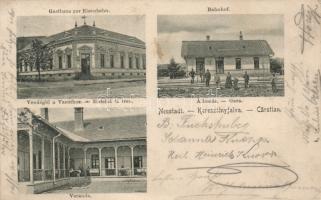 Keresztényfalva railway station, Hotel 'Train station' (EK)