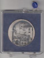 Gaál Gyula DN. Sárospatak fém emlékérem eredeti plasztiktokban (sérült) T:2