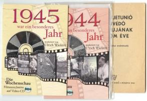 A Szovjetunió honvédő háborújának három éve. Idegennyelvű irodalmi kiadó. Moszkva 1944 2 db német videó CD 1944 és 1945-ről