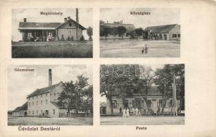 Denta railway station, County Hall, mill, post (EK)