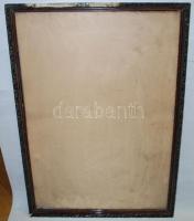 Egy hatalmas doboznyi képkeret: festménnyel, nyomatokkal, fotókkal összesen: 20 db