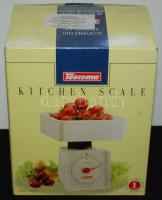 Tescoma konyhai mérleg, jól működik, jó állapotban, eredeti dobozában