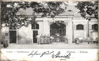 Pöstyén drinking fountain (small tear)