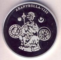 DN "A magyar pénz krónikája - Aranybulla 1222" Ag(0.999) emlékérem, (20g/38,61mm) T:PP Csa...
