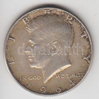 Amerikai Egyesült Államok 1964. 1/2$ Ag "Kennedy" T:2 USA 1964. 1/2 Dollar Ag "Kennedy" C:XF