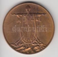 Kiss György (1943-) 1991. "II.János Pál pápa látogatása - Esztergom" Br emlékérem (42mm) T:2