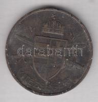 1939. "Magyar Bronz Vitézségi Érem" bronzolt hadifém kitüntetés szalag és fül nélkül T:2-/...