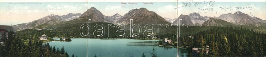 Tátra Csorba-tó, panoramacard