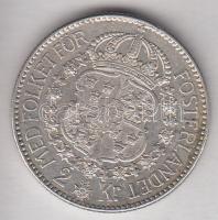 Svédország 1912W 2K Ag "V. Gusztáv" T:2-/3
Sweden 1912W 2 Kronor Ag "Gustaf V" C...