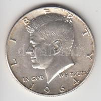 Amerikai Egyesült Államok 1964. 1/2$ Ag "Kennedy" T:2 USA 1964. 1/2 Dollar Ag "Kennedy" C:XF