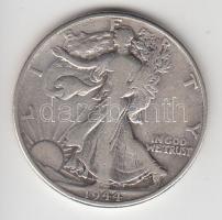 Amerikai Egyesült Államok 1944. 1/2$ Ag "Walking" T:3 USA 1944. 1/2 Dollar Ag "Walking" C:F