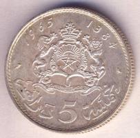 Marokkó 1965. 5D Ag T:2 Morocco 1965. 5 Dirhams Ag C:XF