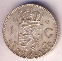 Hollandia 1965. 1G Ag "Julianna" T:2 Netherlands 1965. 1 Gulden Ag "Juliana" C:XF