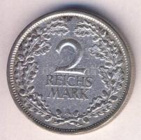 Német Birodalom/Weimari Köztársaság 1926A 2M Ag T:3 Germany /Weimar Republic 1926A 2 Mark Ag C:F